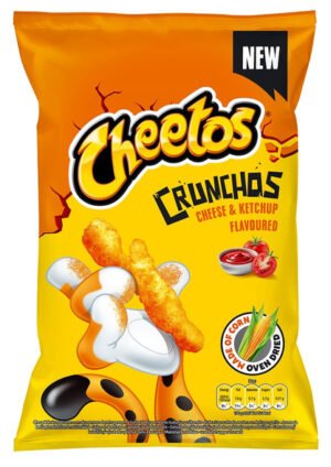 Cheetos Crunchos Cheese & Ketchup 80 g New!