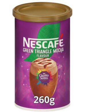 Nescafe Quality Street Green Triangle Hazelnut Mocha Coffee Tub 260g